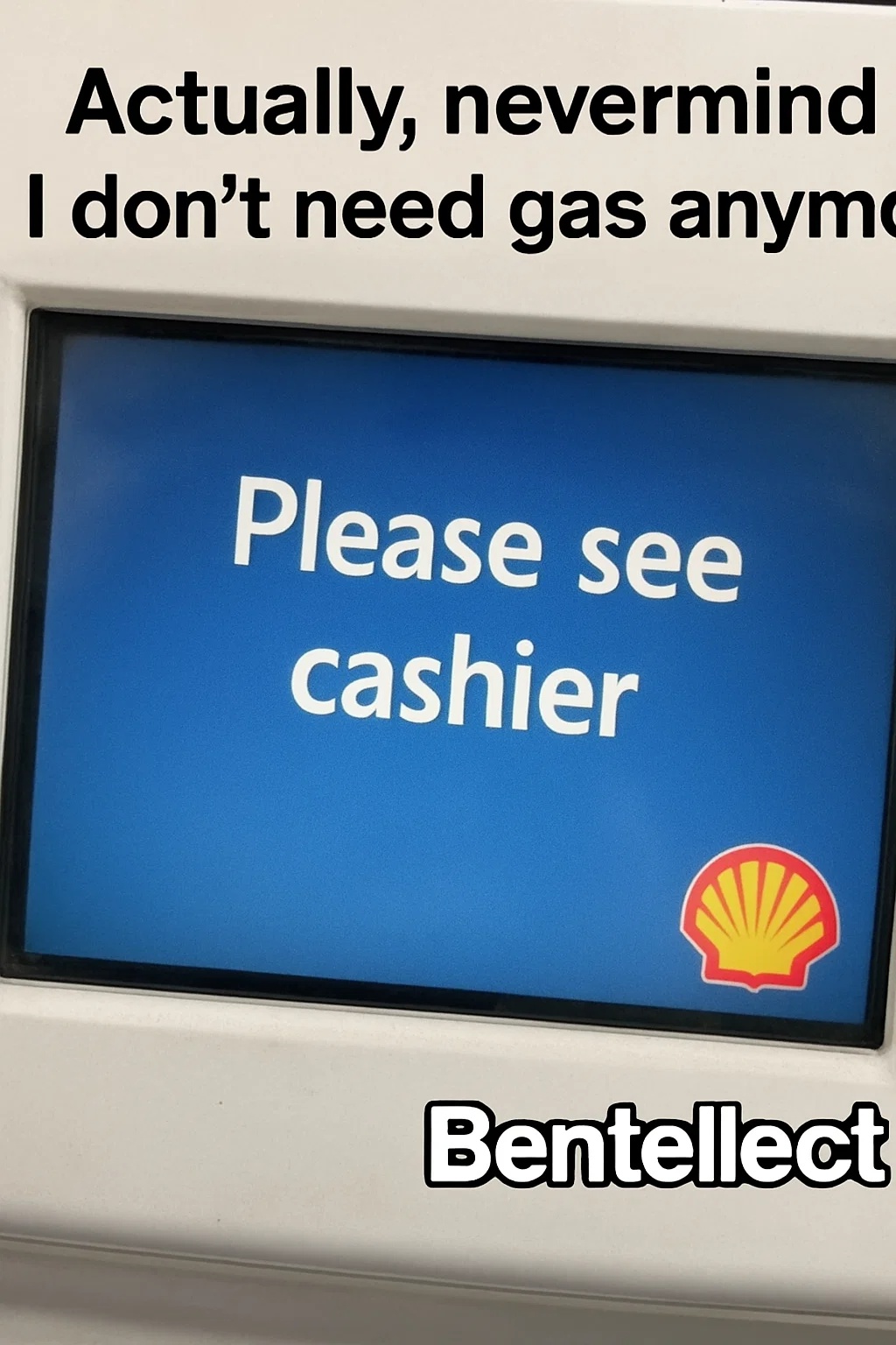 Bentellect - Introverts when the gas pump tells them to... | Facebook