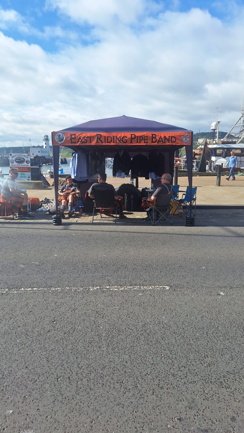 ERPB - Set up and ready at Scarborough Armed Forces Day. We're opposite ...