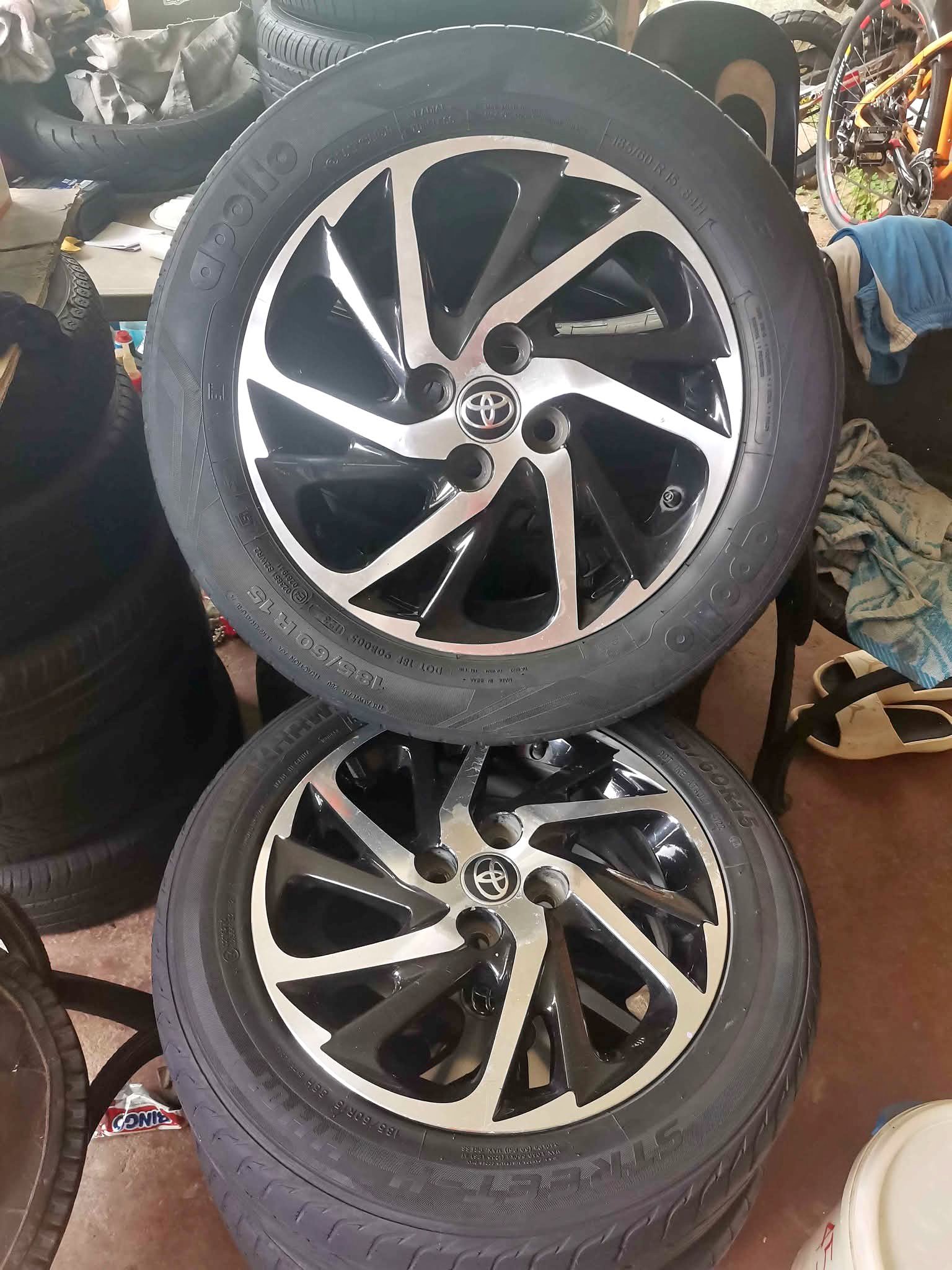 vios stock rim with tire size 15 - Car Wheels, Tires & Parts - Cagayan ...