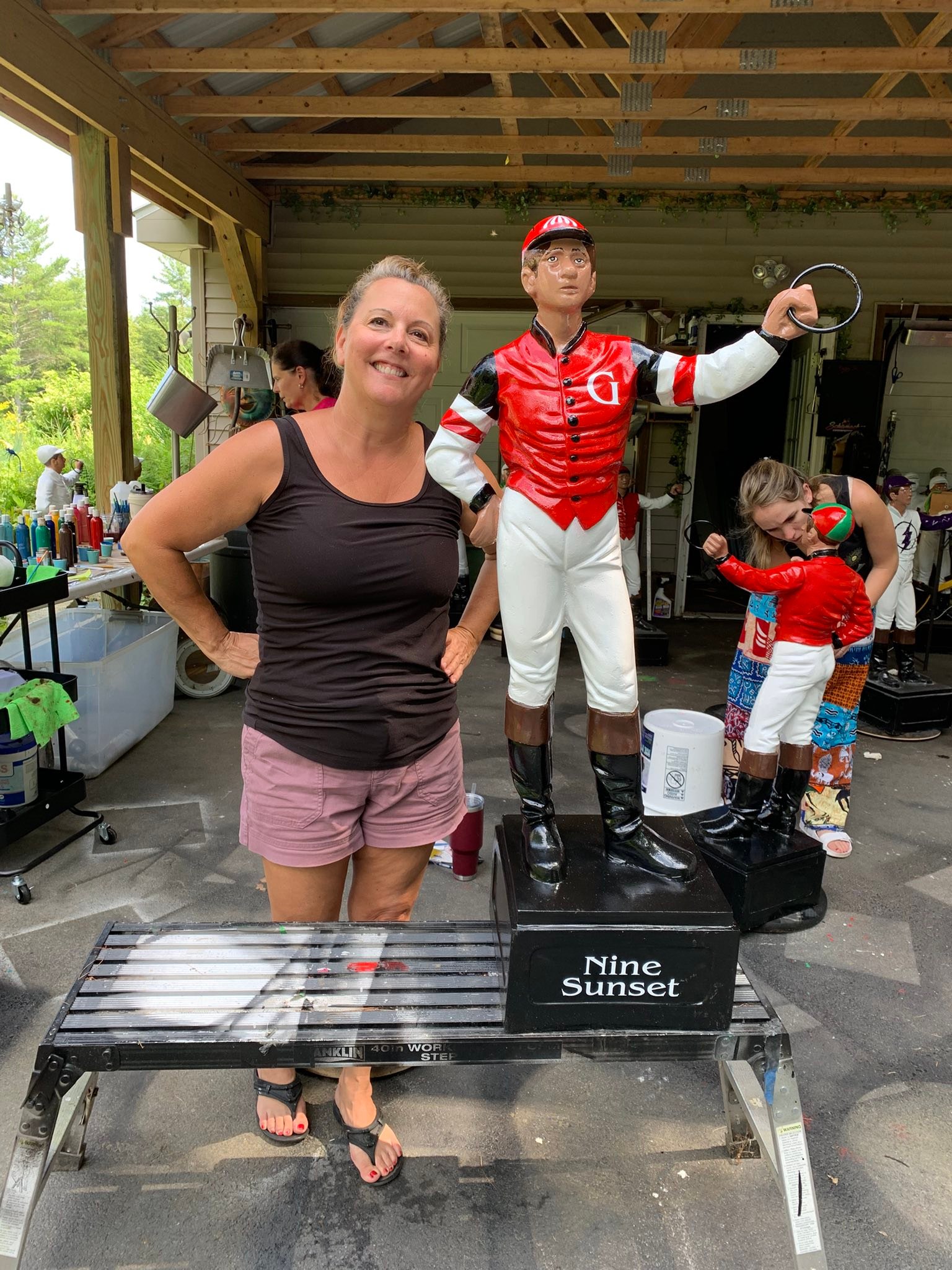 Saratoga Jockey Painter added a... - Saratoga Jockey Painter