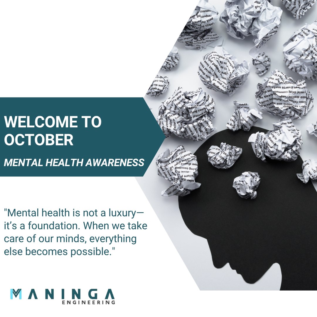 Maninga - 💚October marks Mental Health Awareness Month💚 In our industry ...