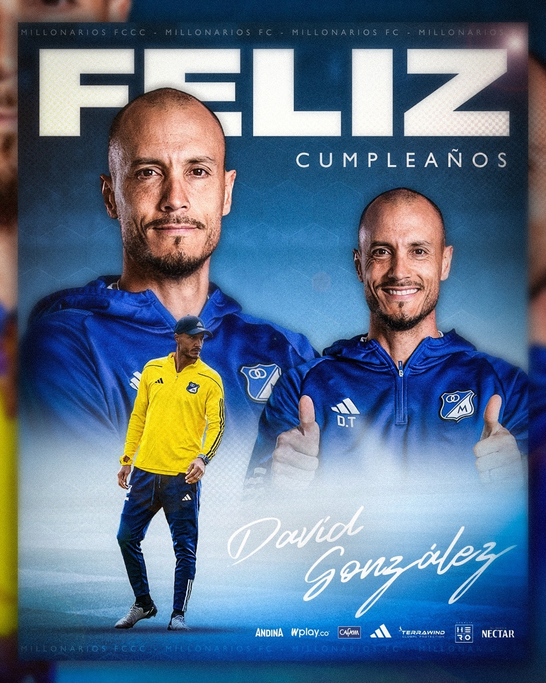 Millonarios FC - 🎂 ¡Feliz cumpleaños, Profe David! 🥳 Hoy... | Facebook