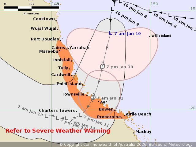 Tablelands - 07:51 Saturday, 10 January QLD Tropical Cyclone Warning ...
