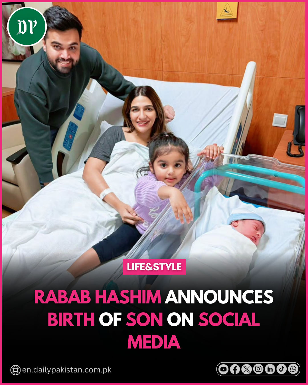 Daily - It’s a boy! Actress Rabab Hashim and husband Sohaib Ali ...