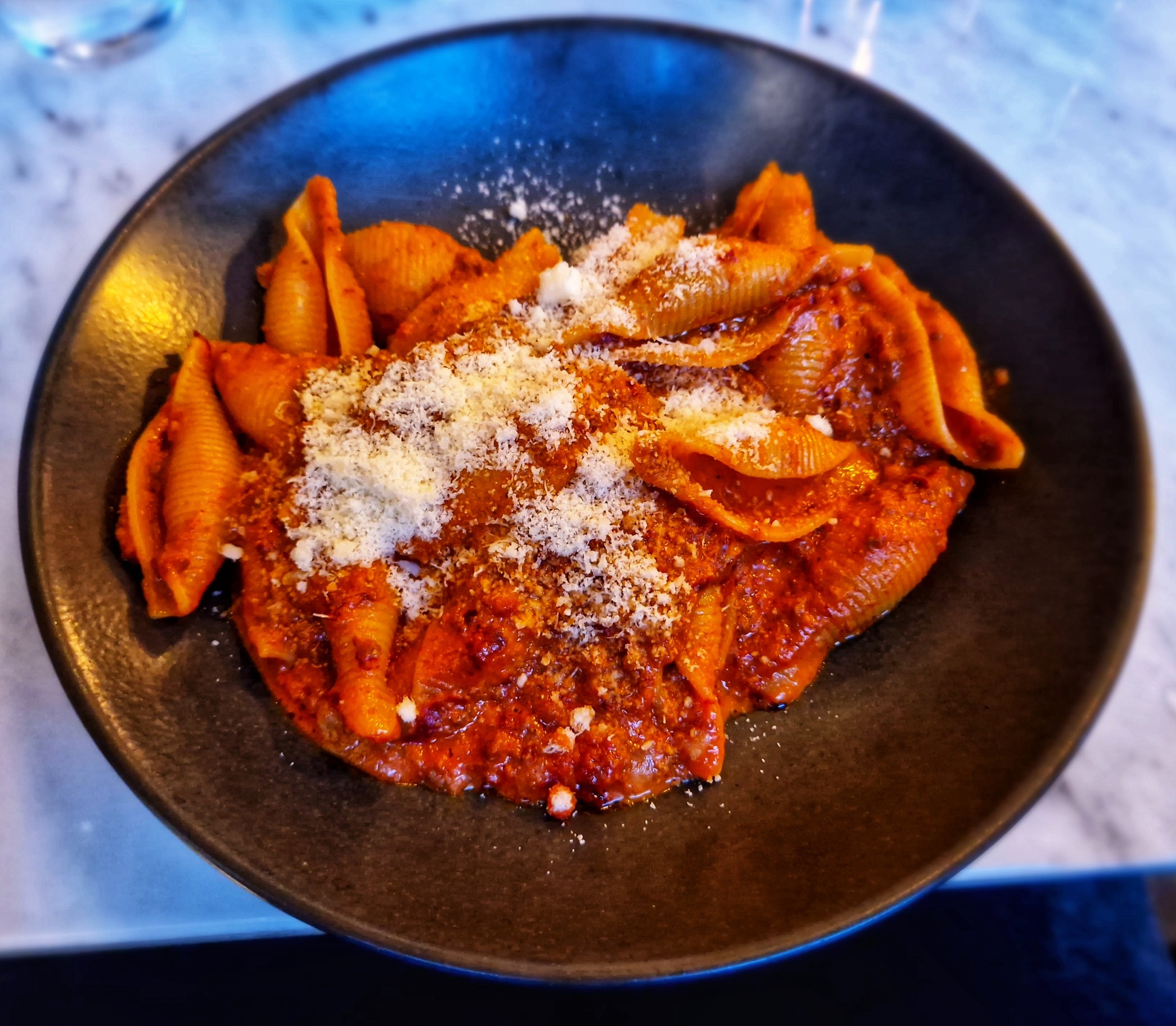 Trattoria - Cooked in a beef ragu, with spicy Calabrian sausage our ...