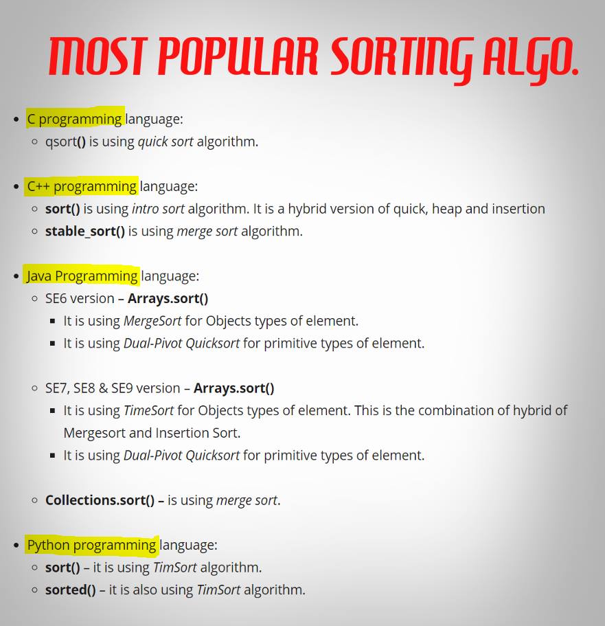 STANDARD LIBRARY SORTING METHOD'S... - Solutions Resource | Facebook
