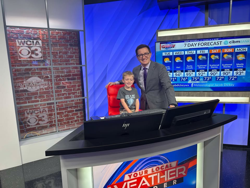 Meteorologist Jacob Dickey... - Meteorologist Jacob Dickey