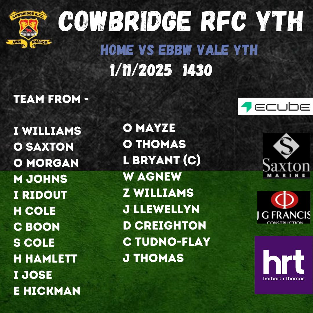 Cowbridge guide | For those not travelling to Wattstown RFC, we have ...