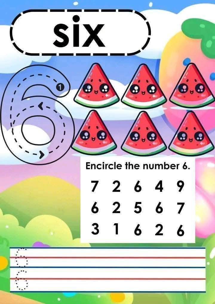 KINDERGARTEN WORKSHEETS & RESOURCES👨‍👩‍👧‍👧 | Number chart 1-20 | Facebook
