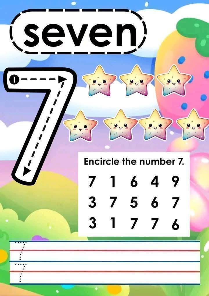 KINDERGARTEN WORKSHEETS & RESOURCES👨‍👩‍👧‍👧 | Number chart 1-20 | Facebook