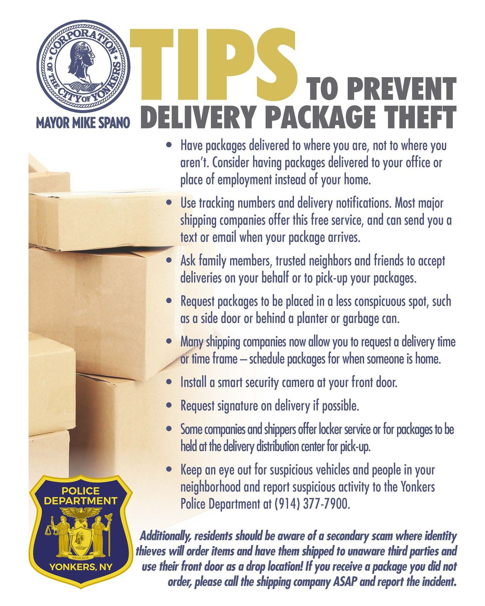 Yonkers - 📦 Keep your packages safe this Cyber Monday! With Black ...