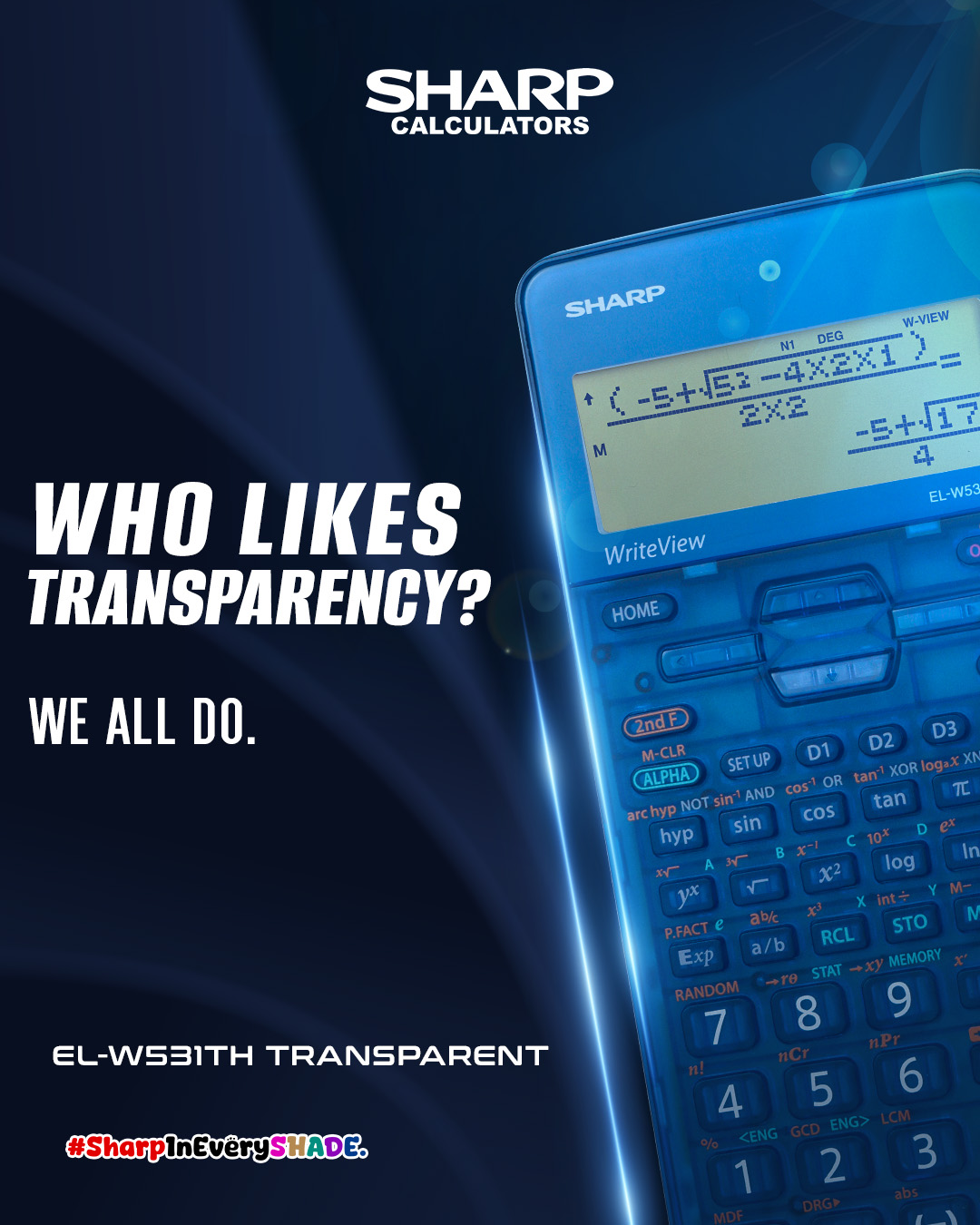 Who likes transparency? We... - Sharp Calculators Philippines | Facebook