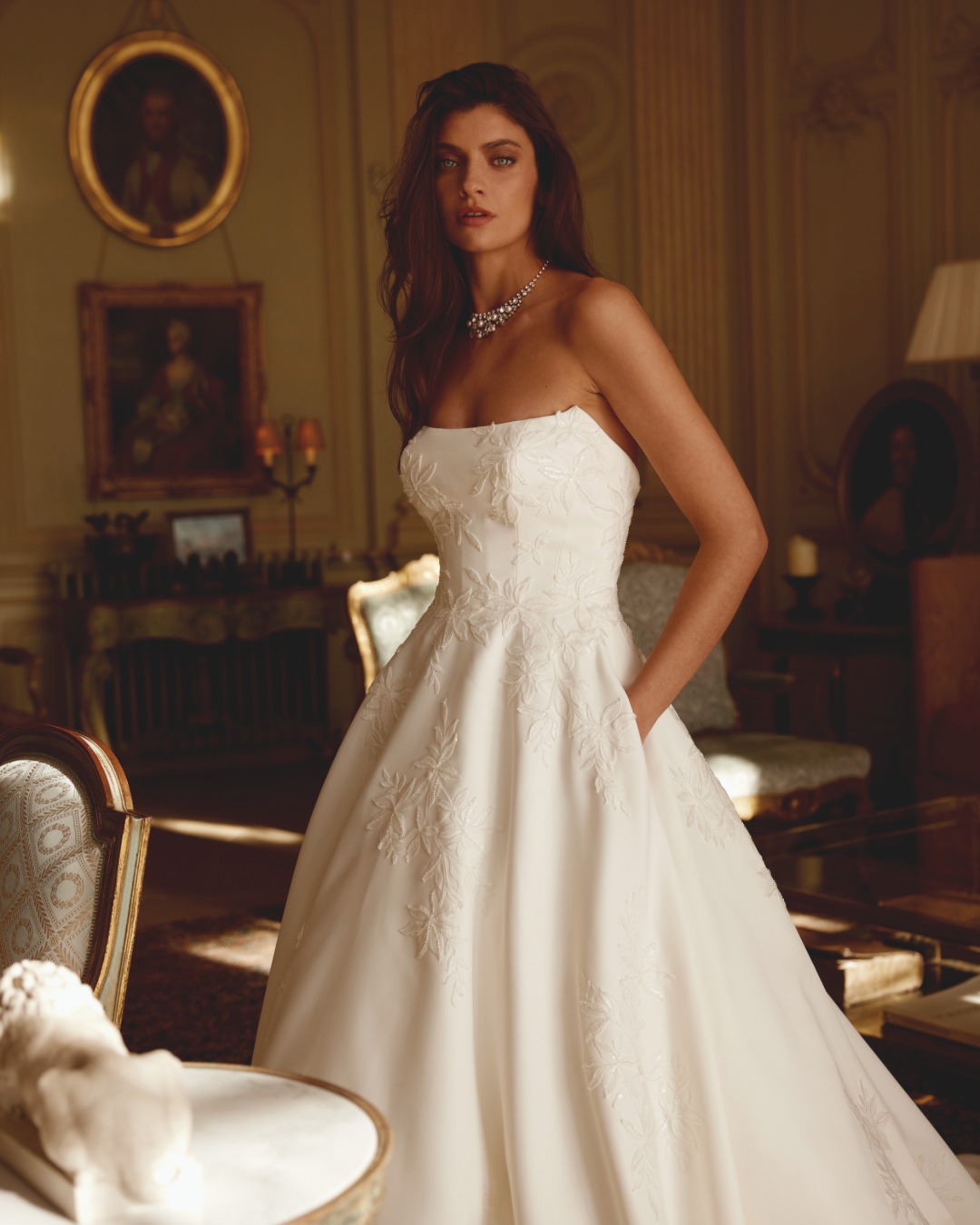 a line wedding dress slip Next stop: your 👰‍♀️ into Jordan—a satin A-line gown with embroidered lace that adds just the right amount of romance, plus chapel train that moves with grace. Effortless beauty Yeenily Women's Black Small Prom Outfits 2023 Color:Natural Introducing our signature bridal