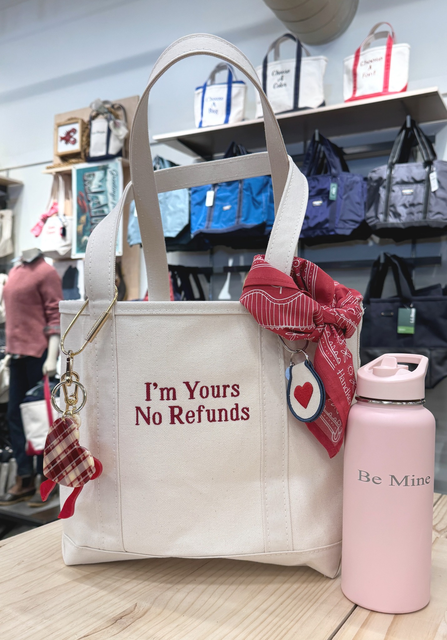 Be mine! Pack your love in an L.L.Bean Boat and Tote® and carry on 