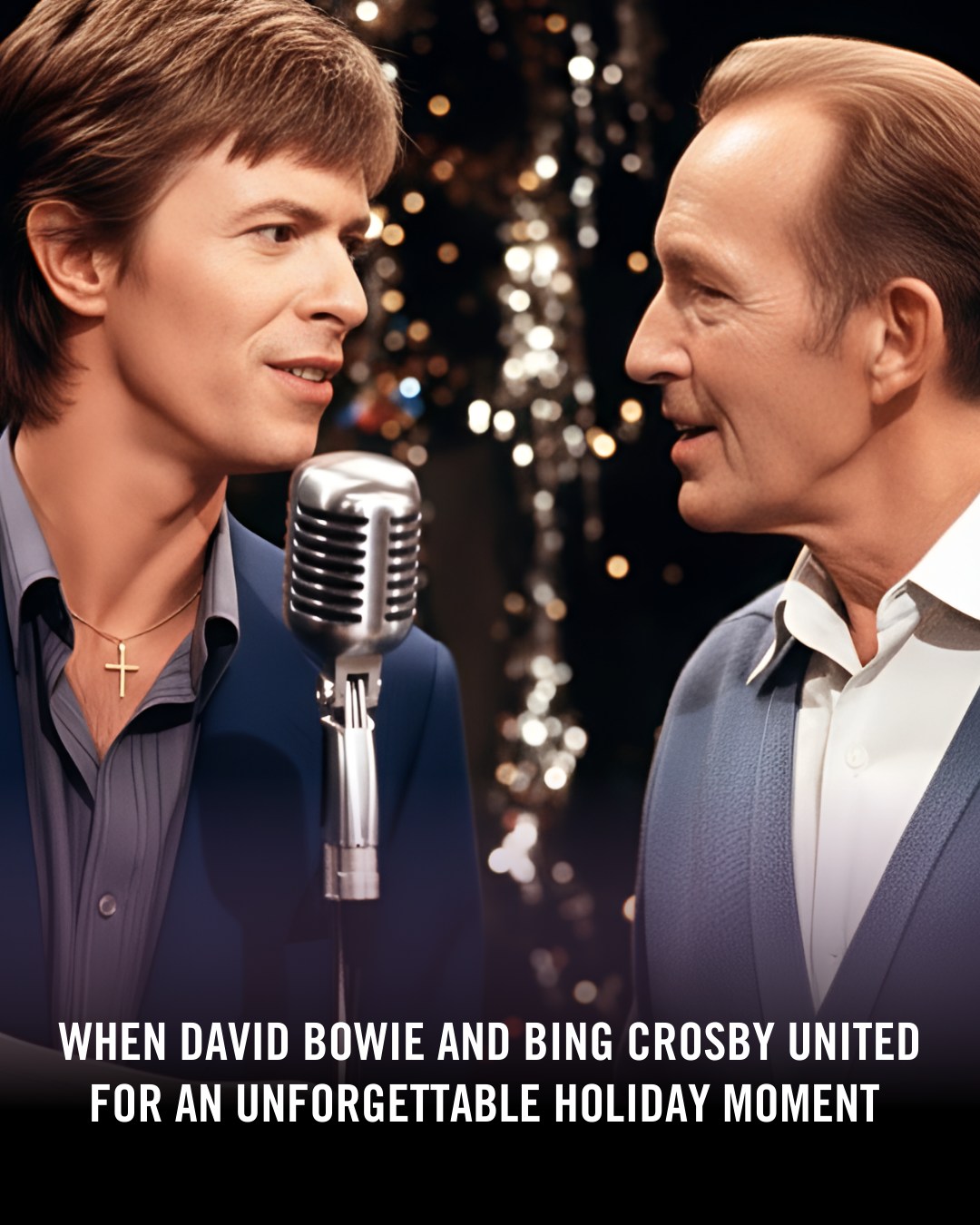 Bing Crosby and David Bowie's unusual duet