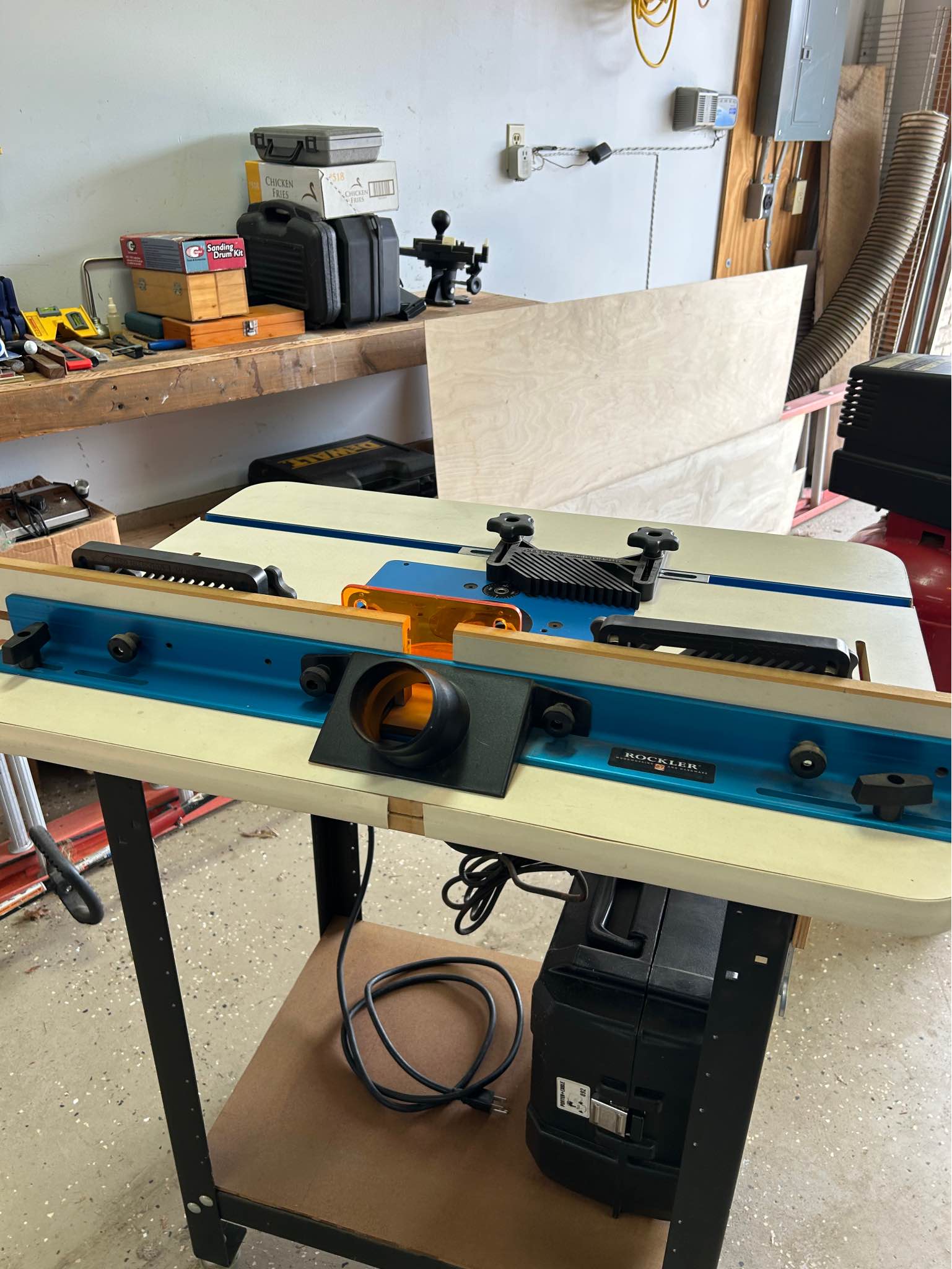 Rockler Pro router table with Porter cable router - Router Tables ...