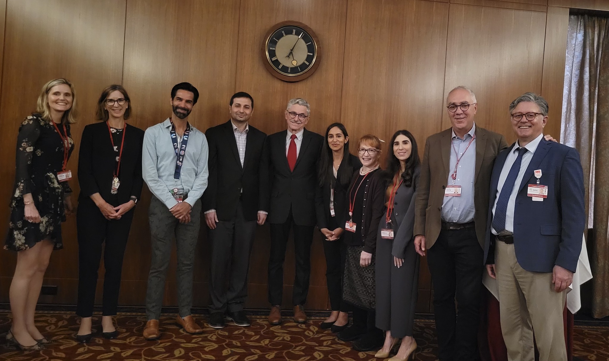 Weill - The Department celebrated the career of Dr. Jacob Rand (red tie ...