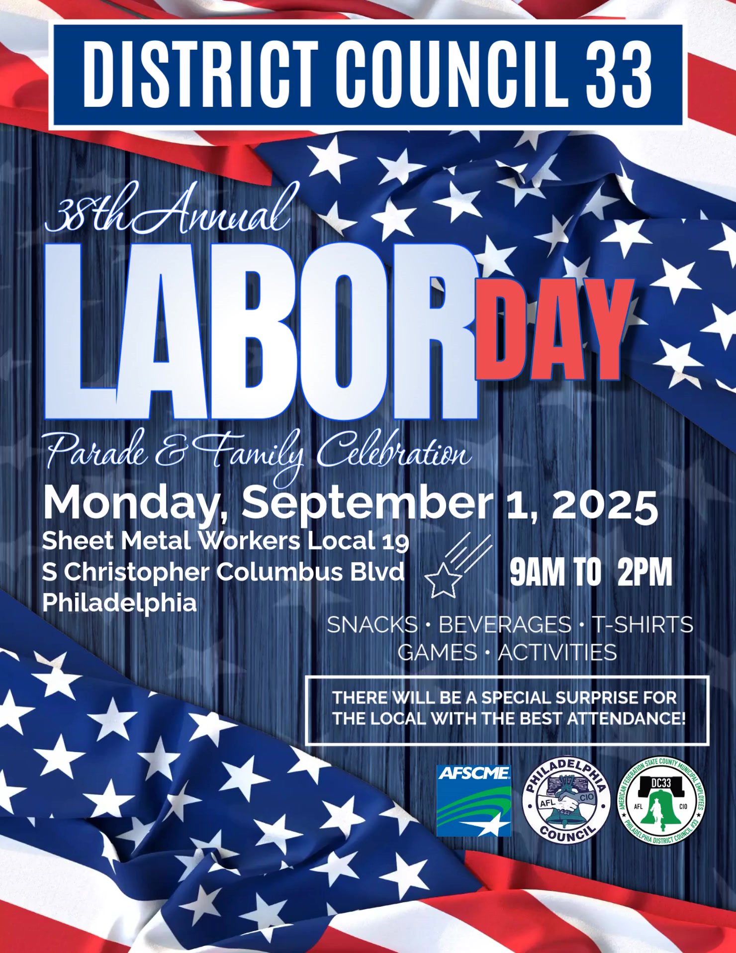 AFSCME DISTRICT COUNCIL 33 | Philadelphia PA