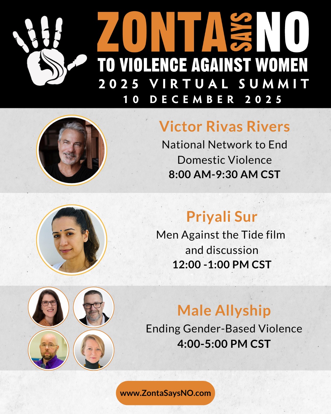 Zonta - ⏰ We are only TWO days away from the 2025 Zonta Says NO Summit ...