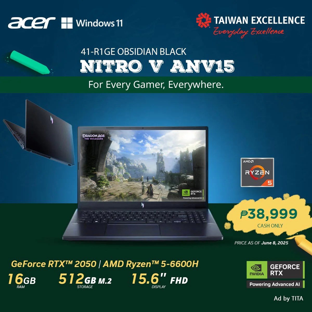 PCX - Game Hard, Study Smart with the Acer Nitro V ANV15! 🚀 Supercharge ...