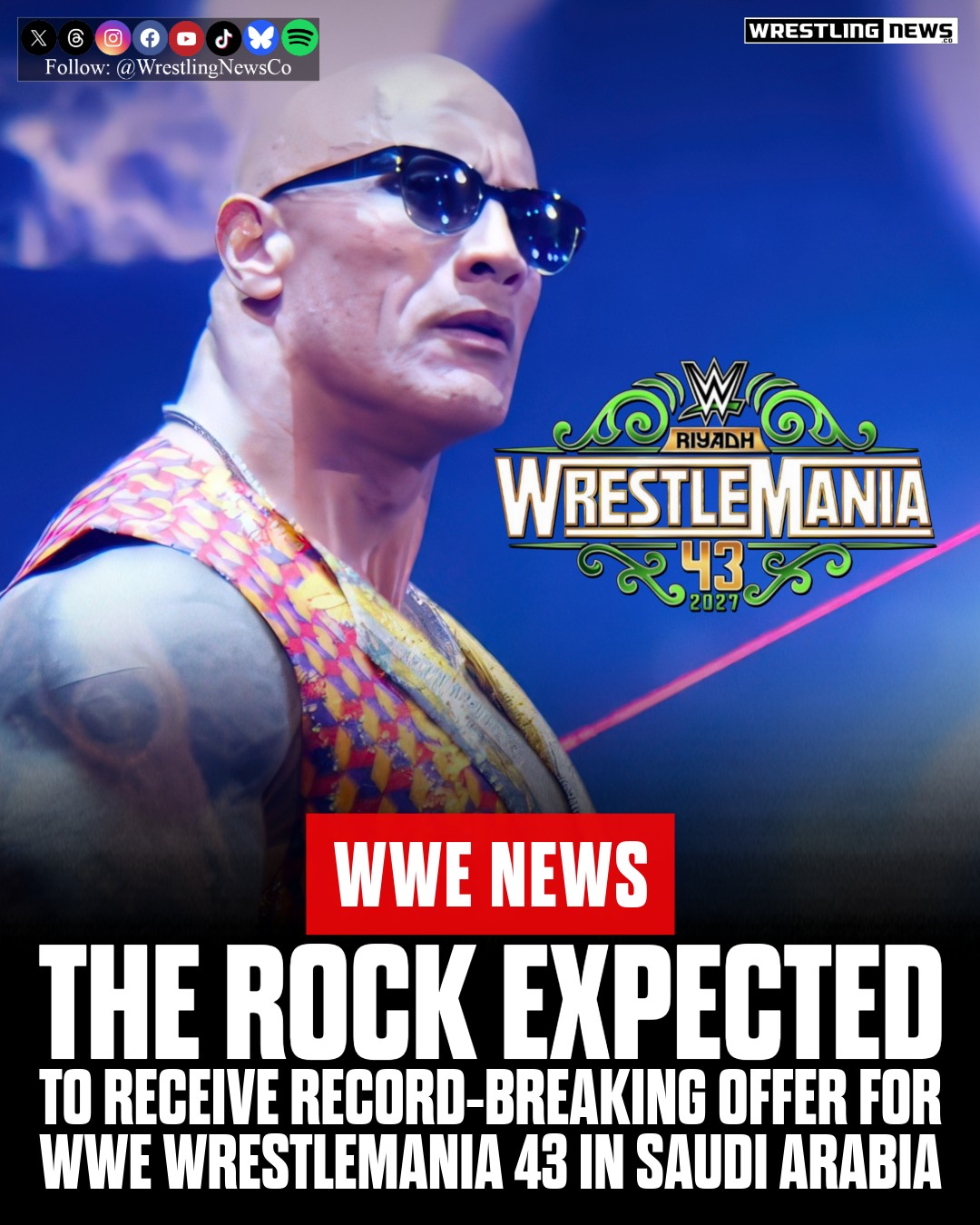 The Rock is reportedly expected to receive a 
