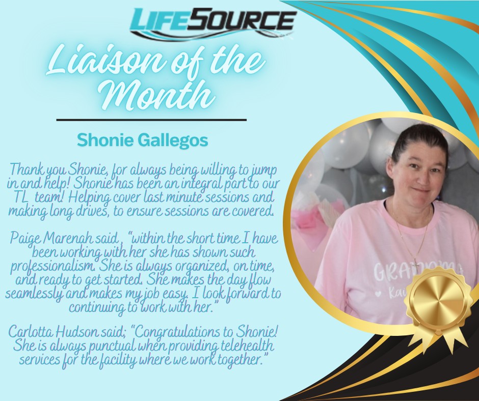 LifeSource - 🎉 Telehealth Liaison of the Month 🎉 Please... | Facebook