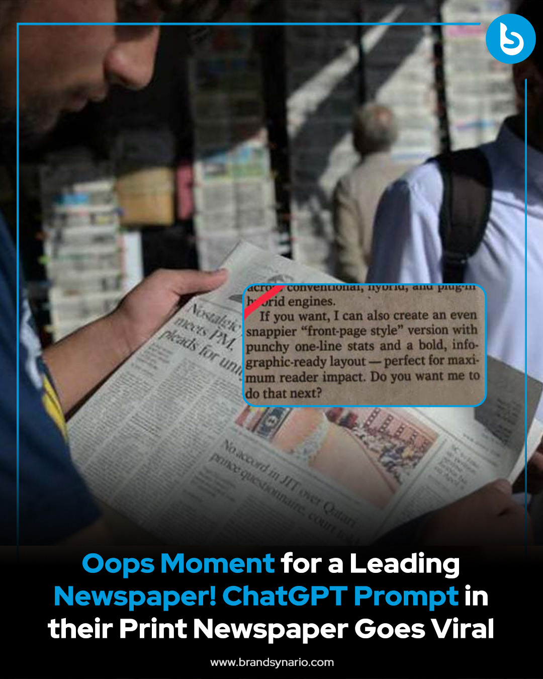 Brandsynario - Pakistan’s oldest newspaper is facing criticism after a ...