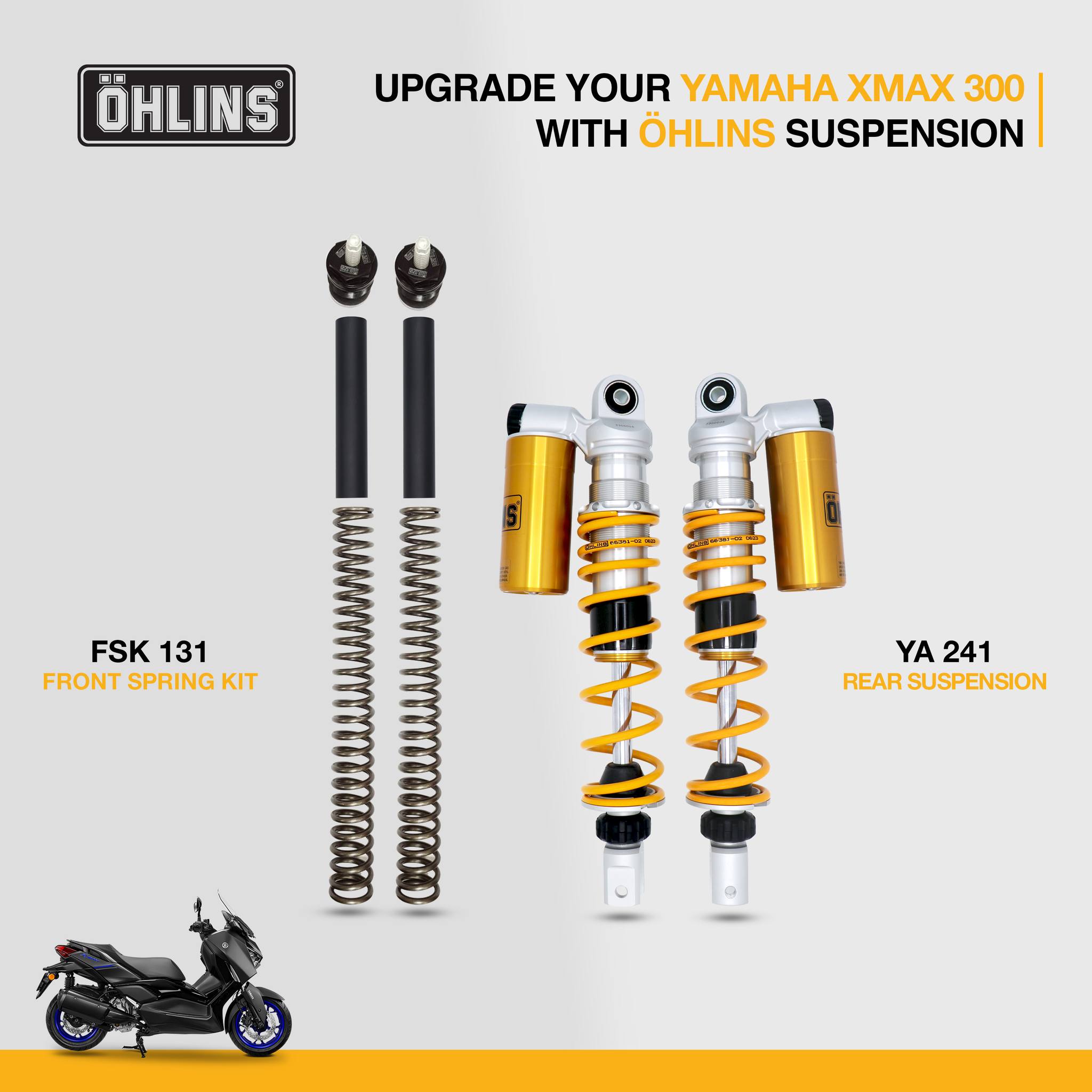 Öhlins - Upgrade your Yamaha XMax 300 with Öhlins suspension! Öhlins ...