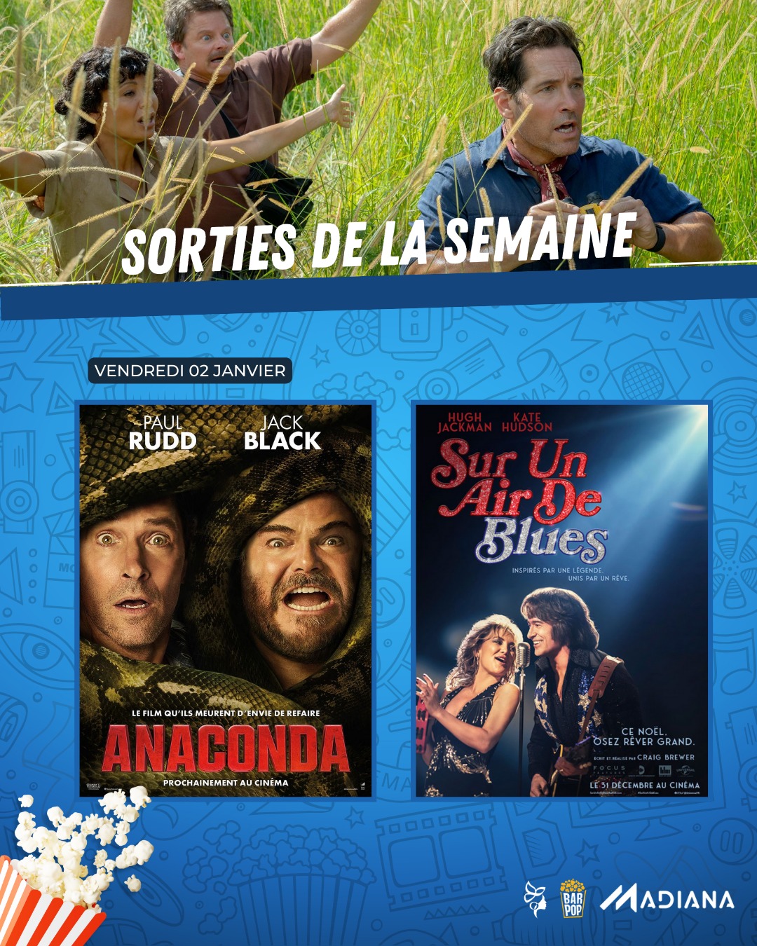 Cinéma - 🎬 LES SORTIES CINÉ DE LA SEMAINE🍿 🎶 Sur un air de blues Une ...