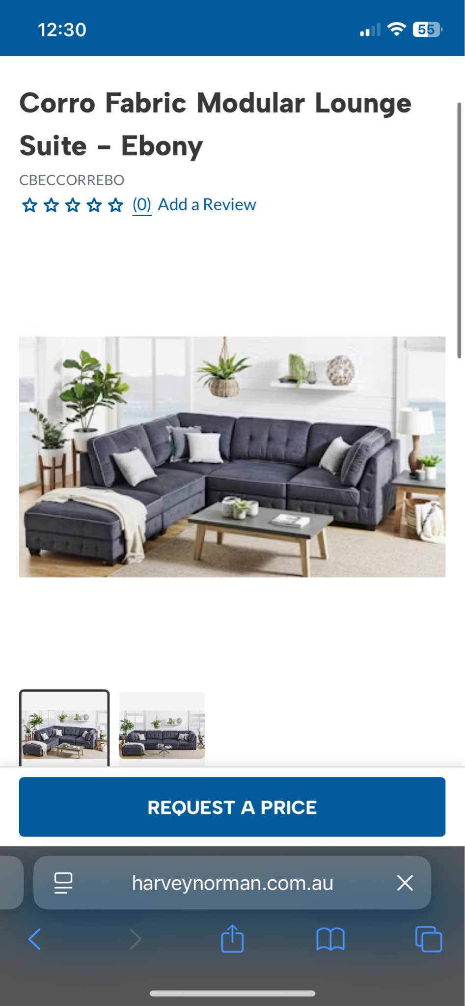 Harvey Norman corro modular lounge - Sofas, Loveseats & Sectionals ...