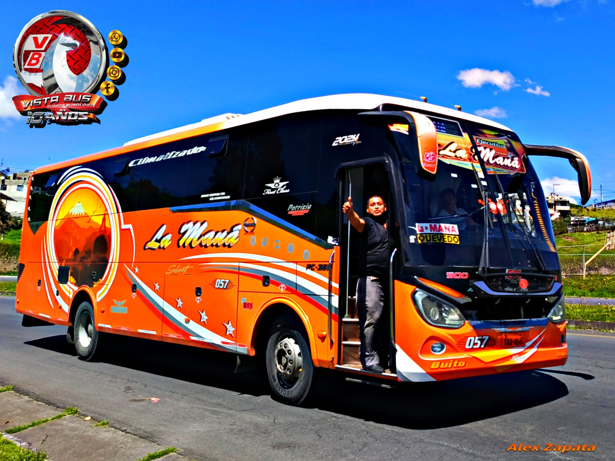 🟠LA MANA # 57 🟠PATRICIO CEPEDA PC-360 🟠HINO AK