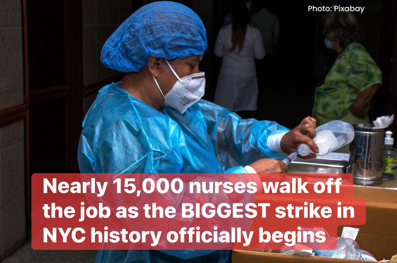 Business Times - Nearly 15,000 nurses walk off the job as... | Facebook