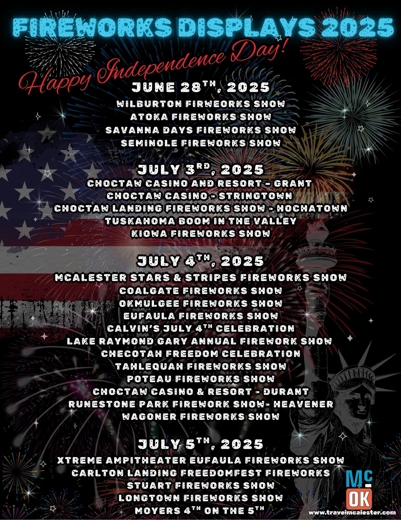 McAlester - 🎆💥 BOOM! Your Ultimate Fireworks Guide is HERE! 💥🎆 Ready to ...