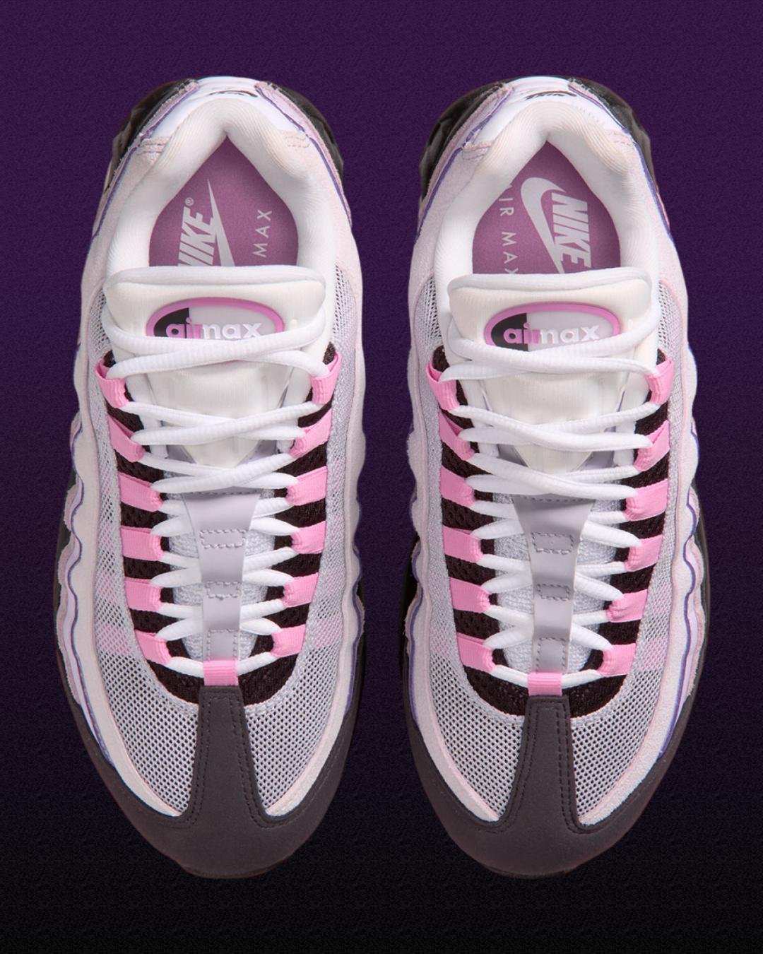 Nike Air Max 95 WMNS Burgundy Ash / Black drops July 2026 for $190