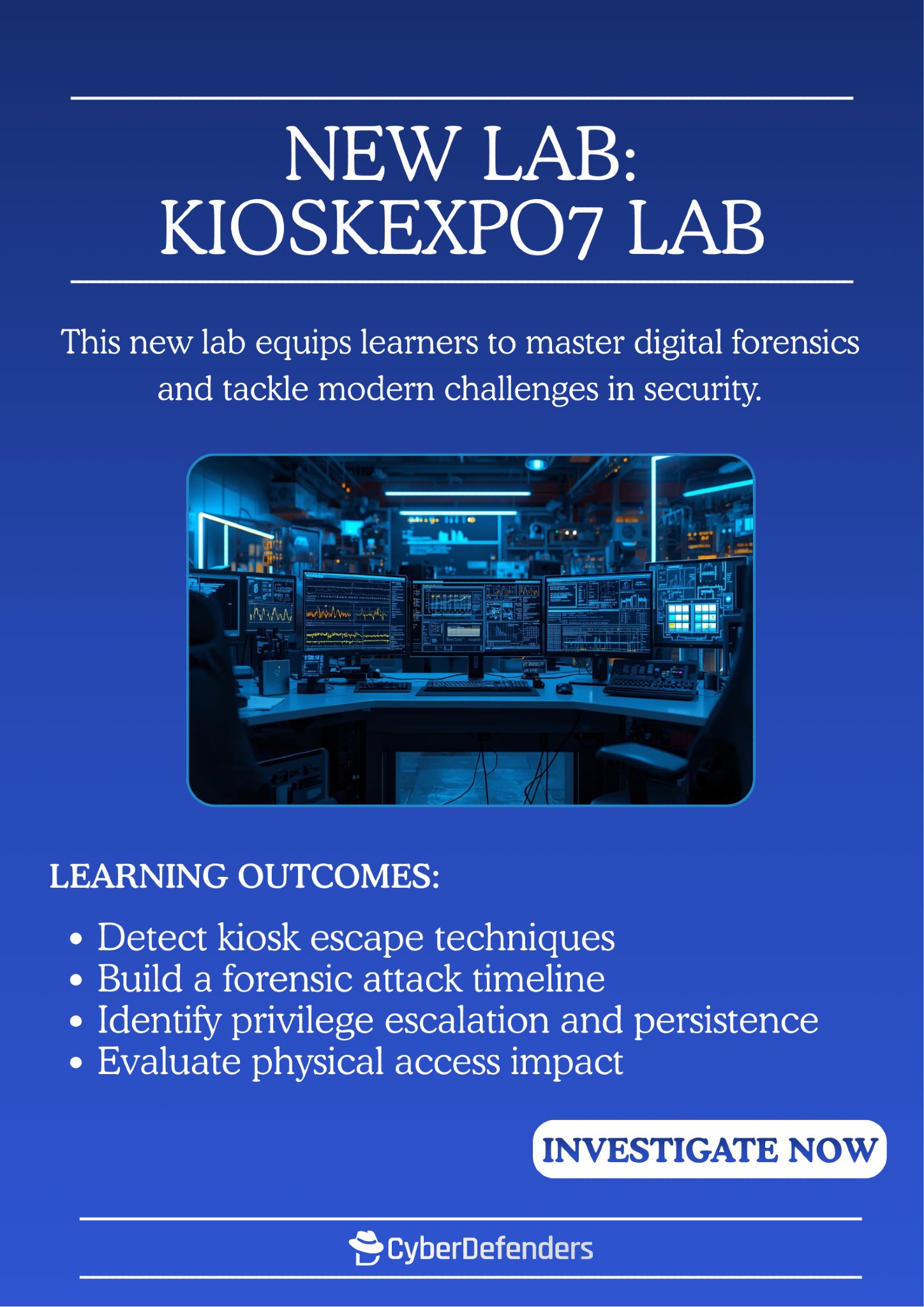 CyberDefenders - 🆕 KioskExpo7 Lab 📚 Endpoint Forensics A... | Facebook