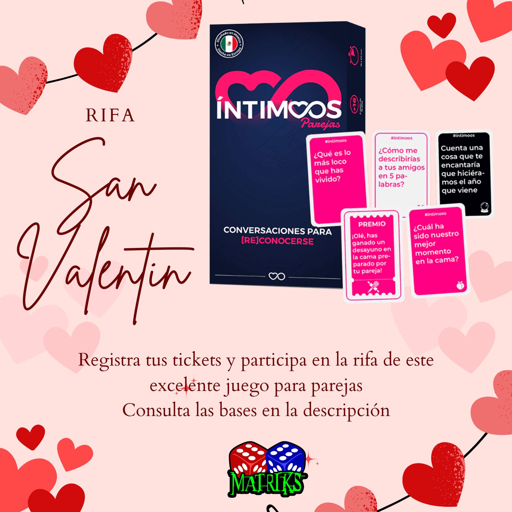 Matriks Juegos De Mesa - Registra tus compras y participa. Por cada ...
