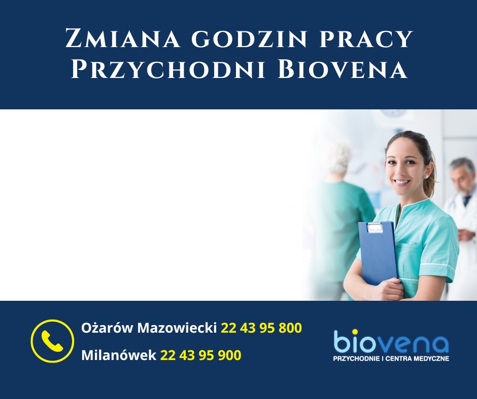Biovena - Szanowni Państwo, 🗓 w dniu 07.02.2023 roku w przychodni ...