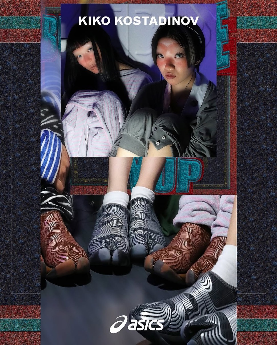 Kiko Kostadinov x ASICS Tabi-style Lyasa FF will be released in