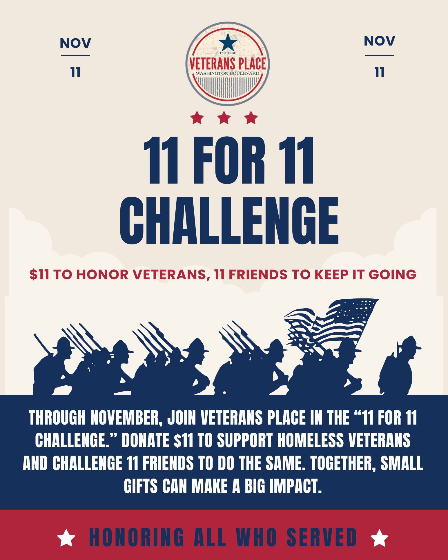 Veterans - This November, help us make a difference for homeless ...