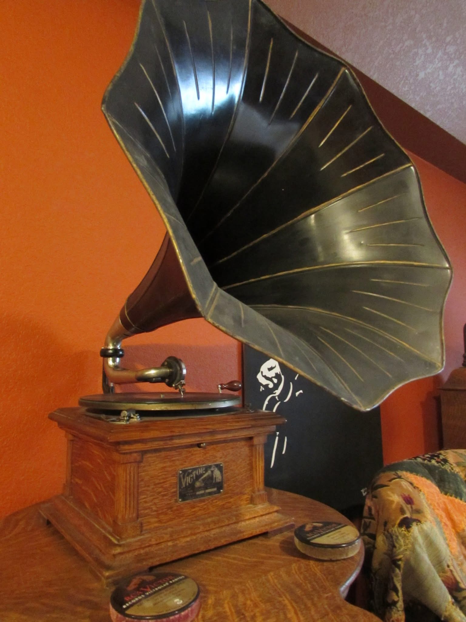*1902 VICTOR TALKING MACHINE * Model II * Ex * Plays Great * Original ...