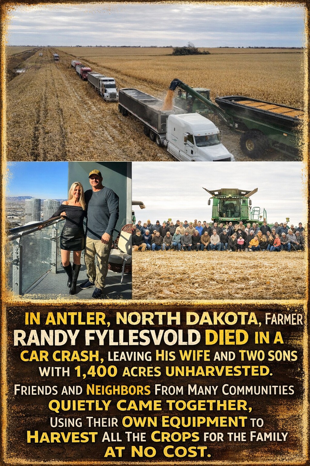 This - In September 2025, Antler, North Dakota farmer Randy Fyllesvold ...