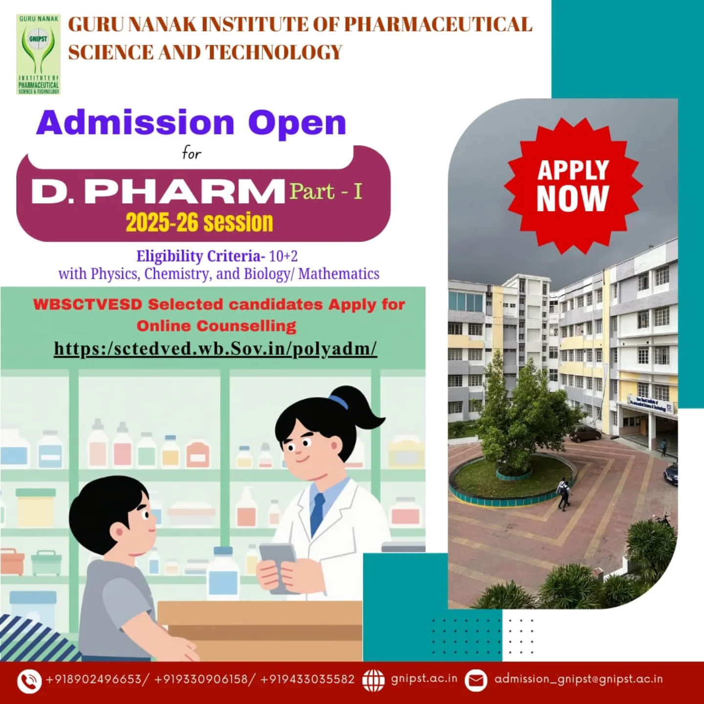 Guru Nanak Institute of Pharmaceutical Science and Technology