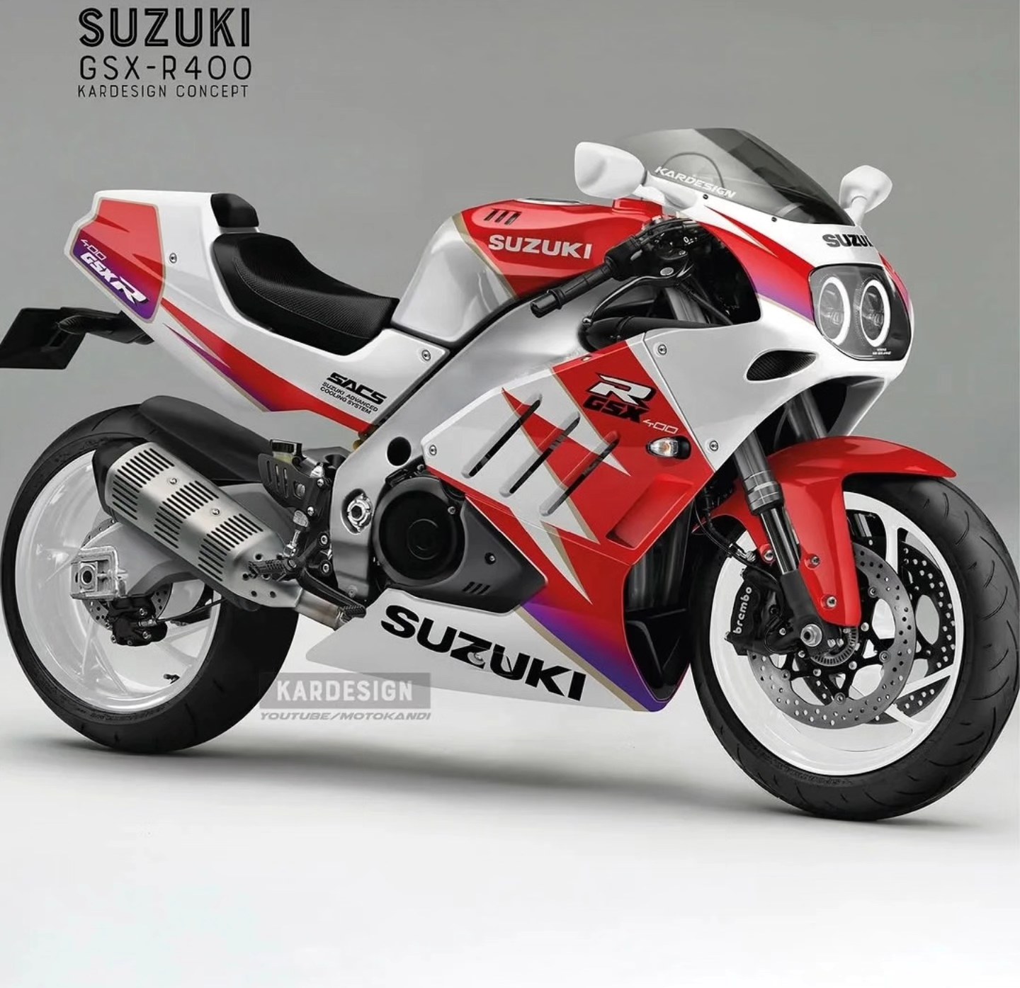 Retro GSXR render from our fave imagineer @kardesignkoncepts