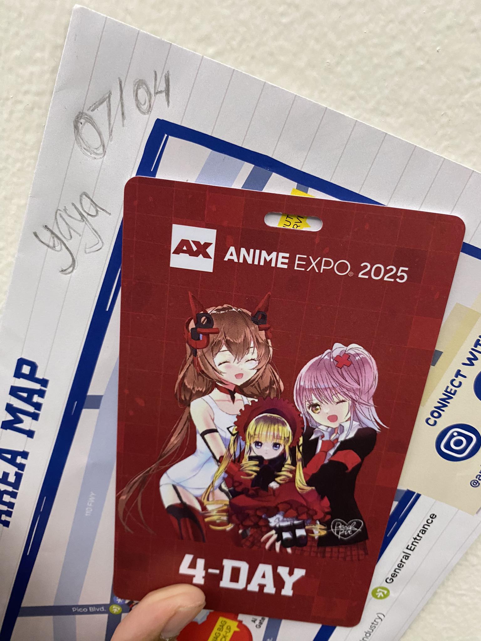 Selling 4-day anime expo badge in Los Angeles