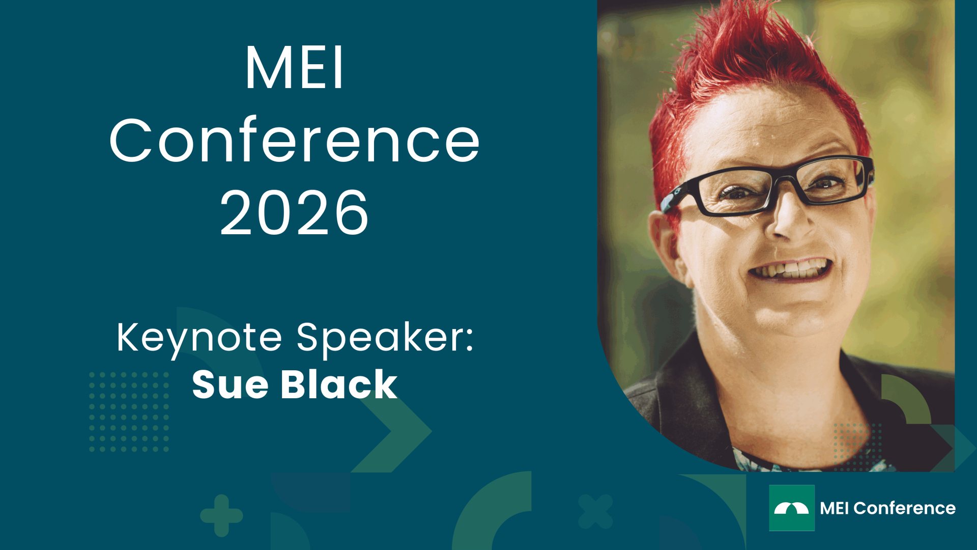 MEI - We’re thrilled to announce one of our keynote speakers for the ...