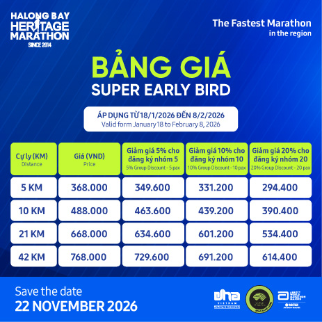 Halong - 🔥 CỔNG SUPER EARLY BIRD CHÍNH THỨC MỞ | 🔥 SUPER EARLY BIRD ...