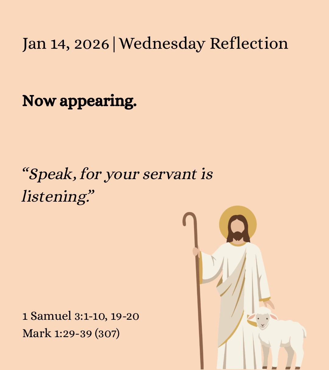 Wednesday Reflection | Jan... - St. Mary's RC Church Nutley | Facebook