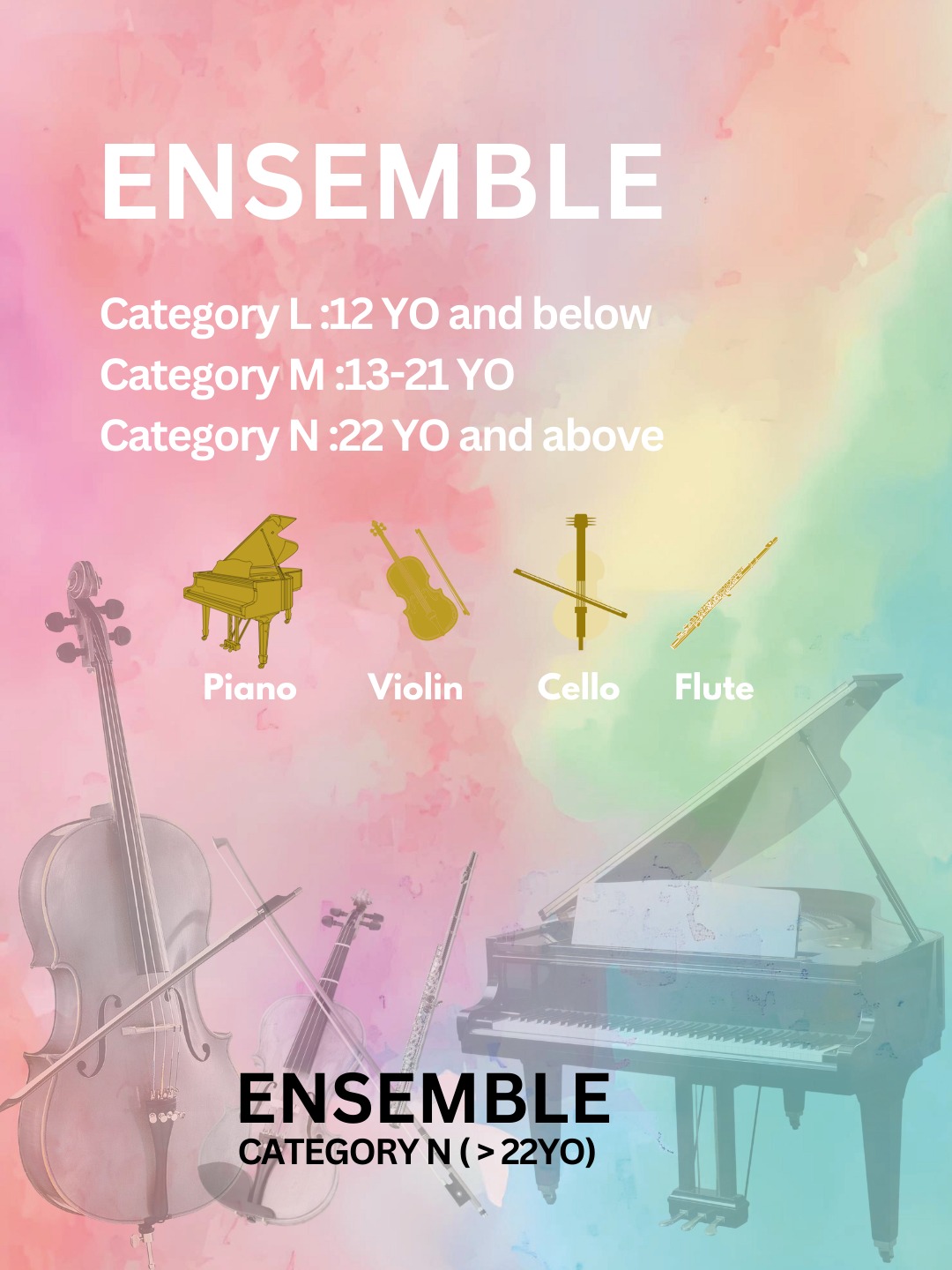 Music - Spotlight: Ensemble Category Showcase the beauty of ...