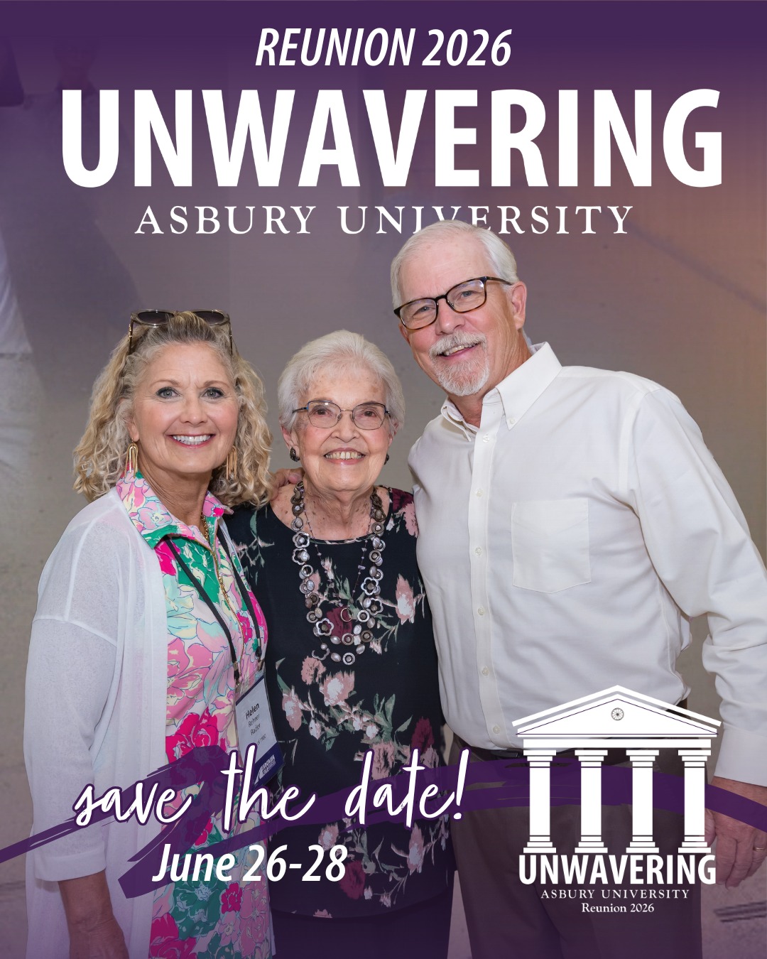 🎉 Alumni—Save the Date for Reunion... - Asbury University | Facebook