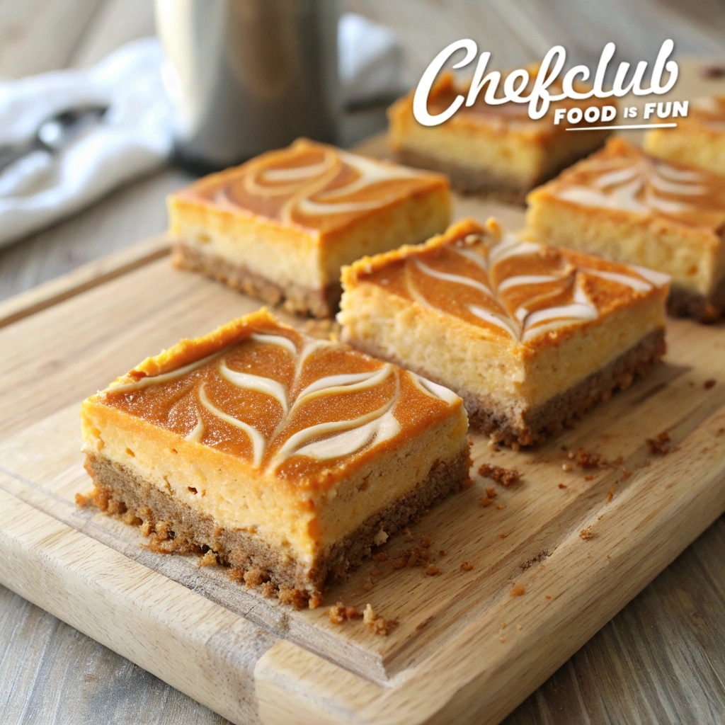 Chefclub - Sweet Potato Cheesecake Bars are the fall treat of your ...